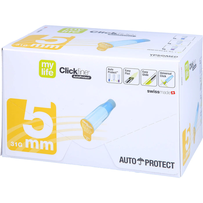 Clickfine AutoProtect 5 mm 31 G Pen-Nadeln, 100 pc Aiguilles