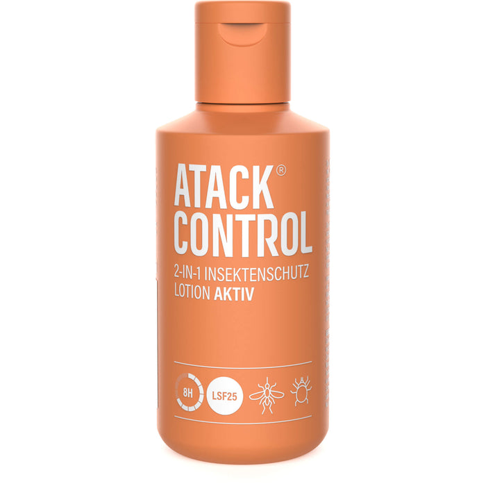 Atack Control Insektenschutz Lotion AKTIV + LSF 25, 100 ml LOT