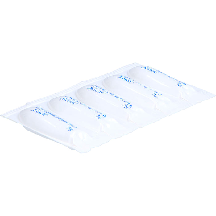 Glycerin Zäpfchen Rösch, 10 pcs. Suppositories