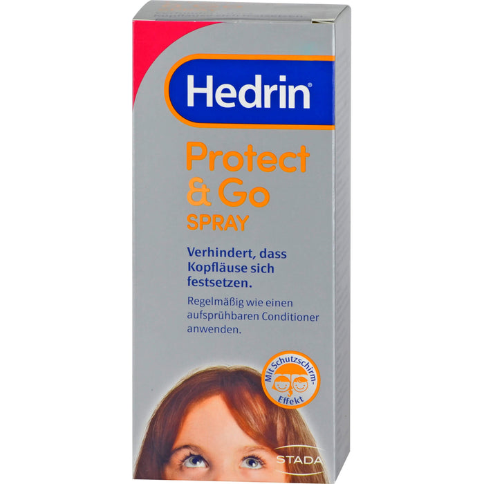 Hedrin Protect & Go Spray verhindert, dass Kopfläuse sich festsetzen, 120 ml Solution