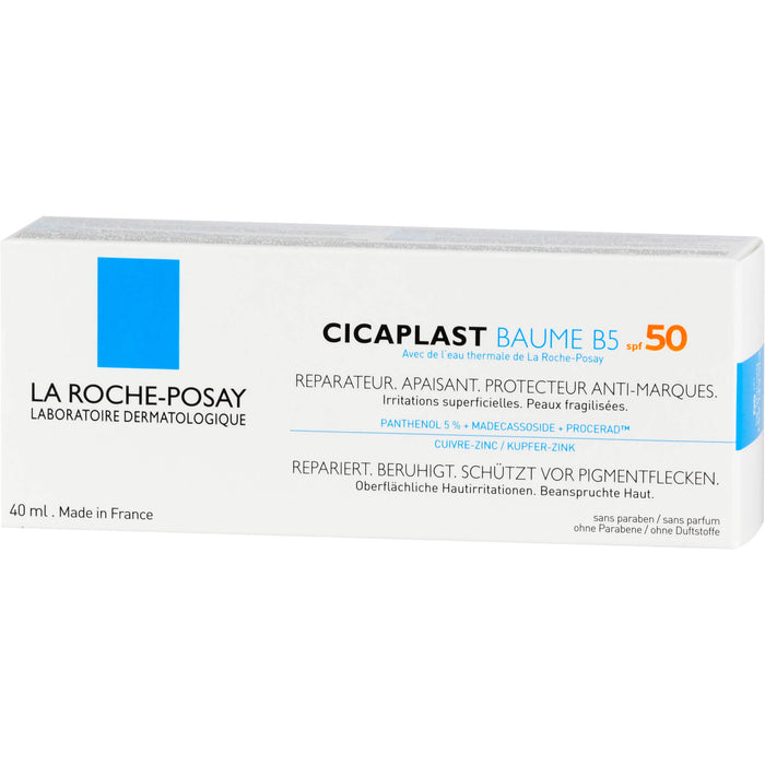 LA ROCHE-POSAY Cicaplast Baume B5 LSF 50 Haut-Balsam, 40 ml Crème