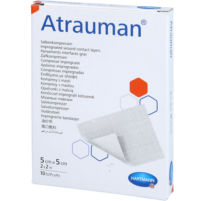 ATRAUMAN 5x5 cm steril Kompressen, 10 St KOM