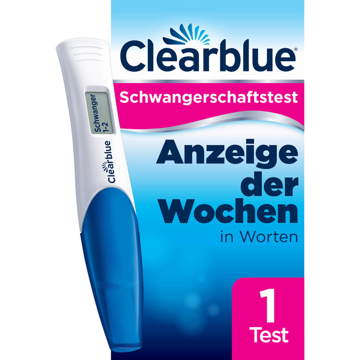 Clearblue Schwangerschaftstest mit Wochenbestimmung, 1 pc Bandelettes réactives