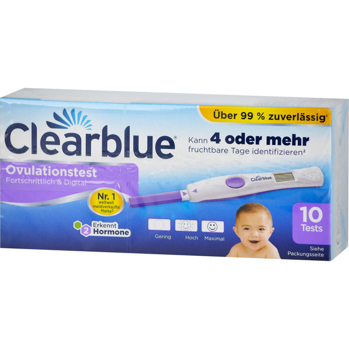 Clearblue Ovulationstest FORTSCHRITTLICH & DIGITAL, 10 pcs. Test