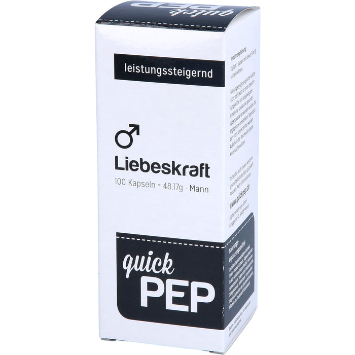 quickPEP Liebeskraft Mann, 100 St KAP