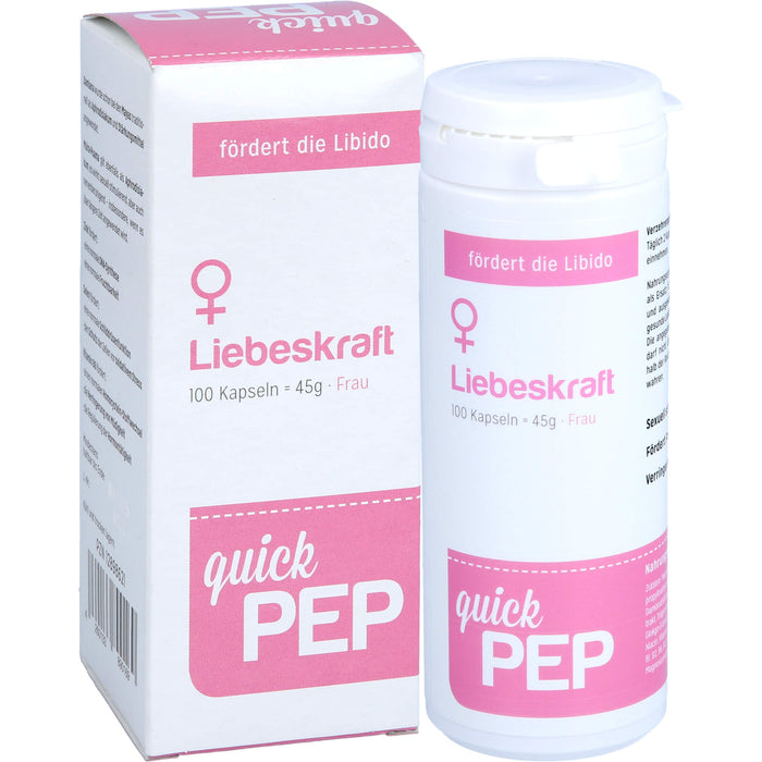 quickPEP Liebeskraft Frau, 100 St KAP