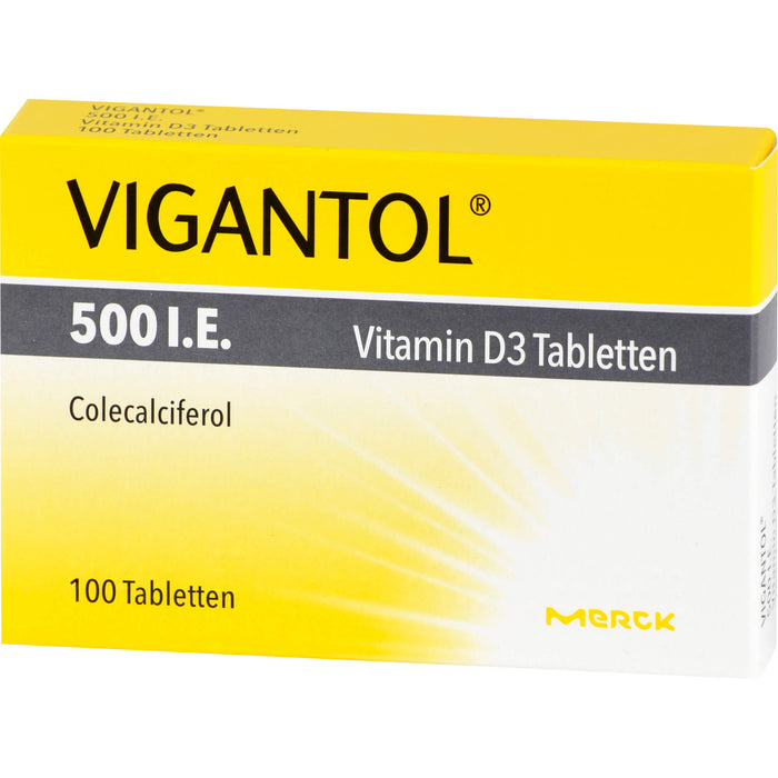 VIGANTOL 500 I.E. Vitamin D3 Tabletten, 100 pc Tablettes