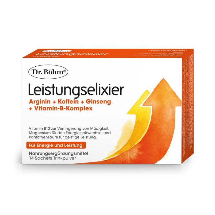 Dr Böhm Leistungselixier Brausegranulat, 14 pc Sachets