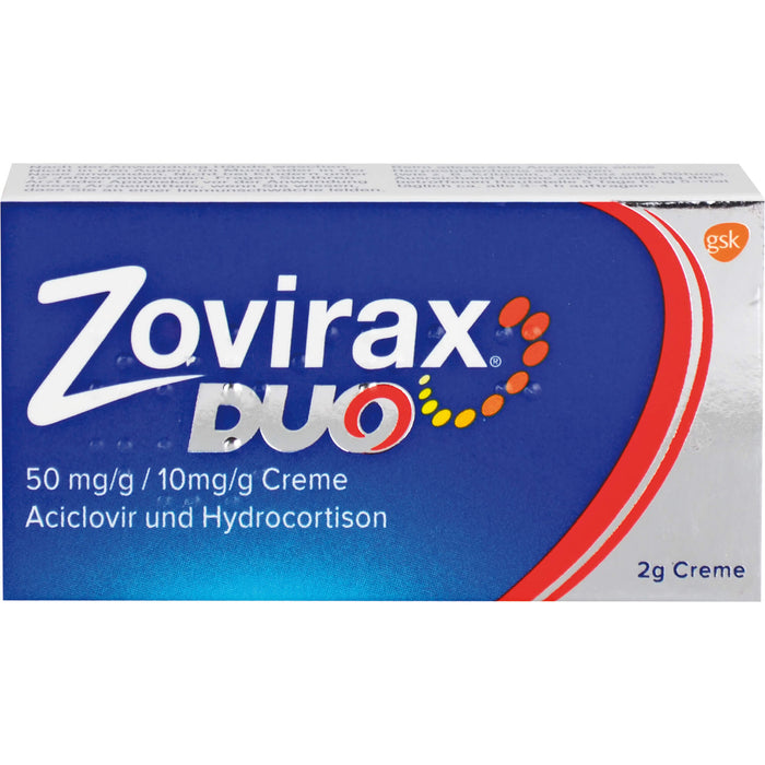 Zovirax duo Creme, 2 g Crème