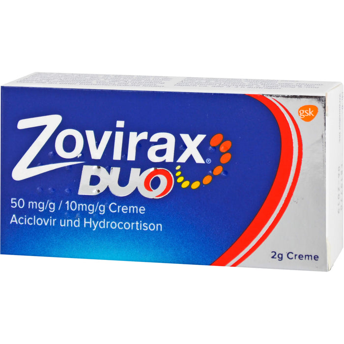 Zovirax duo Creme, 2 g Crème