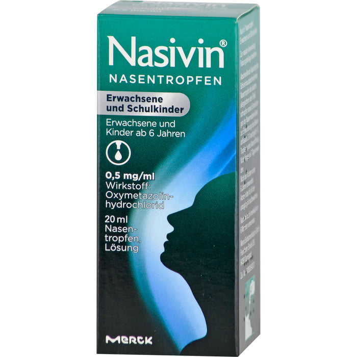 Nasivin Nasentropfen Erwachsene und Schulkinder, 20 ml Lösung