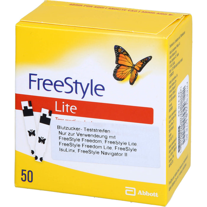 Freestyle Lite FD Pharma Teststreifen ohne Codieren, 50 St TTR