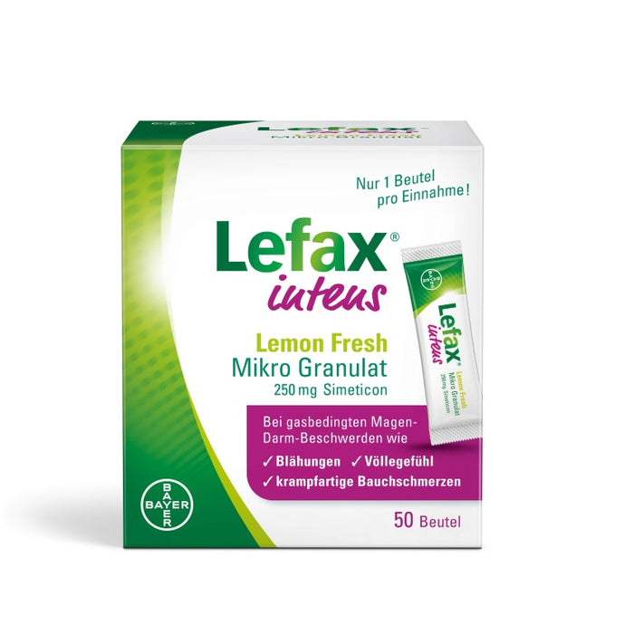 Lefax intens Lemon Fresh Mikro Granulat, 50 St. Beutel