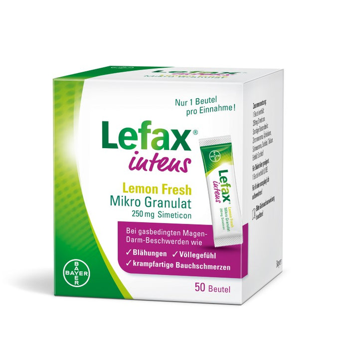 Lefax intens Lemon Fresh Mikro Granulat, 50 pc Sachets