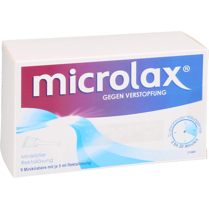 microlax Rektallösung Reimport Pharma Gerke, 9 St. Klistiere