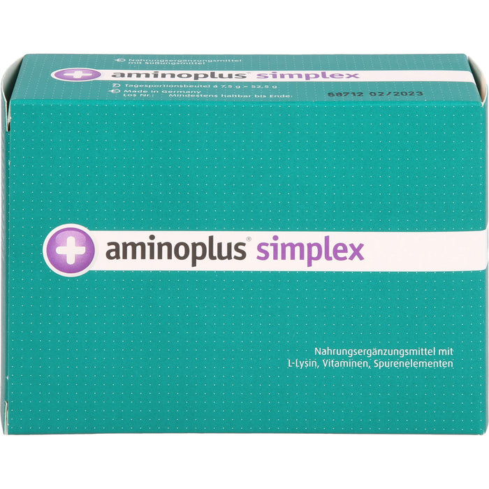 aminoplus simplex Tagesportionsbeutel, 7 pcs. Sachets