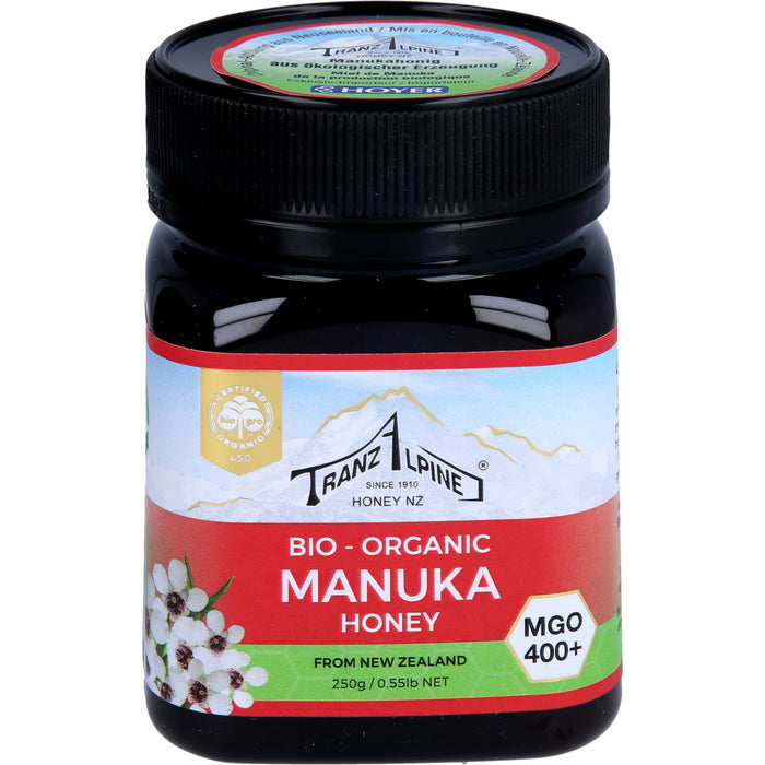 Bio Manuka Honig MGO 400+ TranzAlpine, 250 g