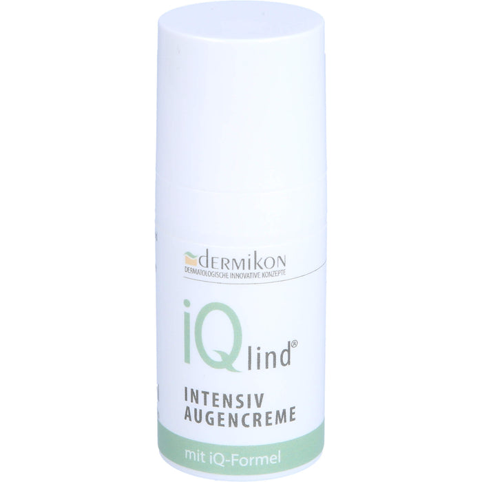 iQlind Intensiv Augencreme mit Hyaluronsäure zur Pflege der Haut der Augenregion, 15 ml Crème