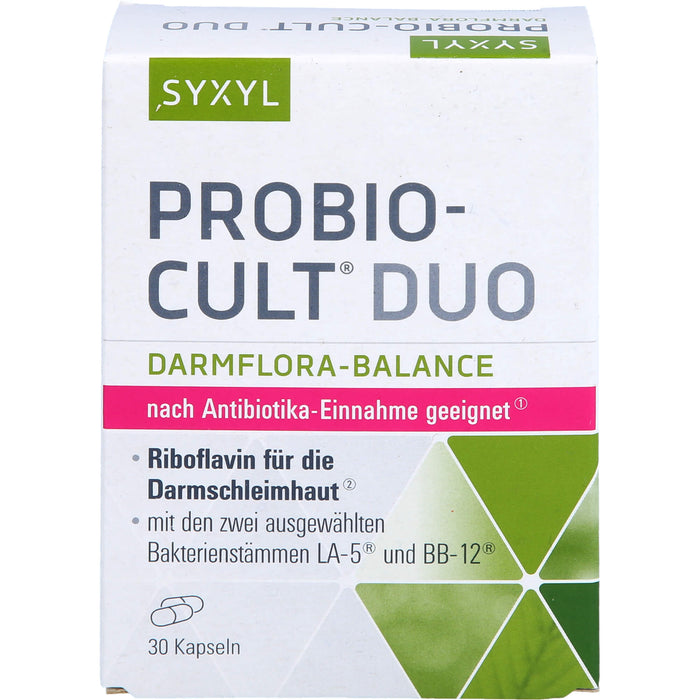 SYXYL Probio-Cult Duo Darmflora-Balance Kapseln, 30 pc Capsules