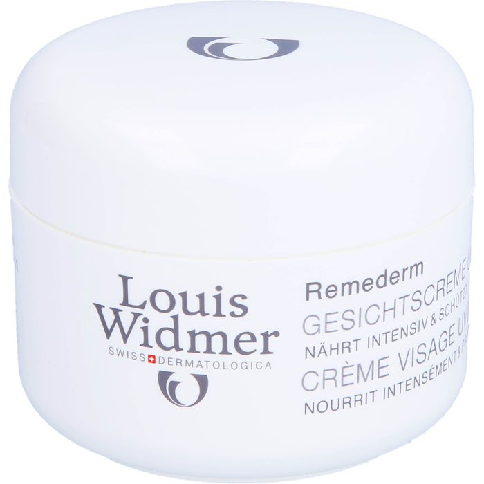 Louis Widmer Remederm Gesichtscreme UV 20, 50 ml Creme