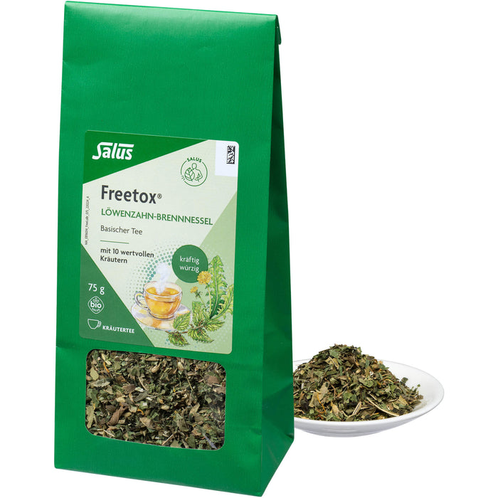 Salus Freetox Löwenzahn-Brennnessel basischer Kräutertee, 75 g Tea