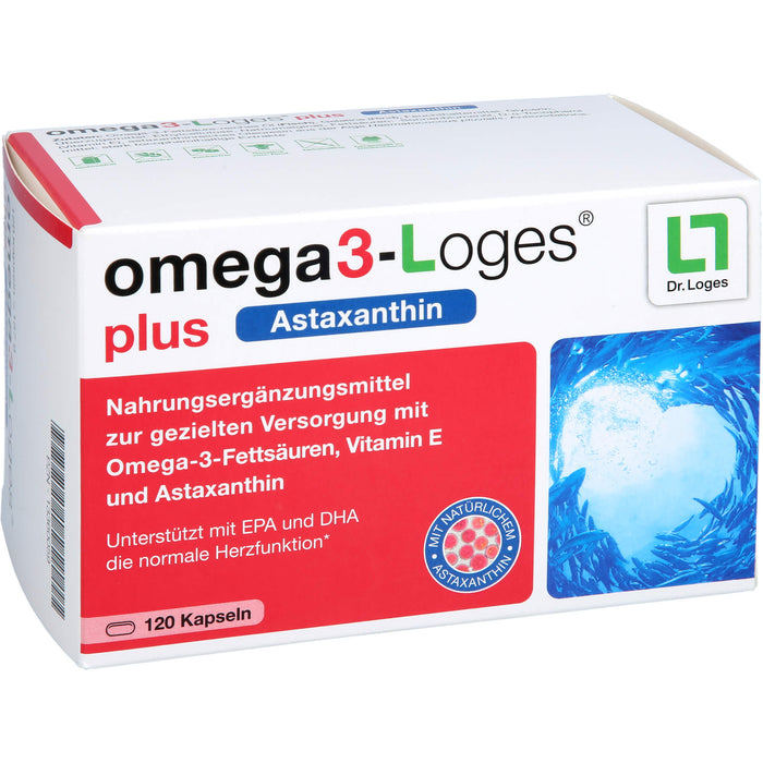 omega3-Loges plus Kapseln, 120 pcs. Capsules