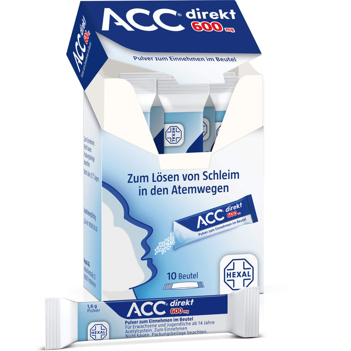 ACC direkt 600 mg Pulver, 10 St. Beutel