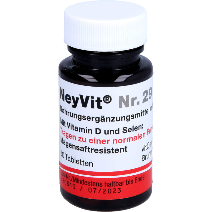 NeyVit Nr. 29 Thymus Tabletten für eine normale Funktion des Immunsystems, 60 St. Tabletten