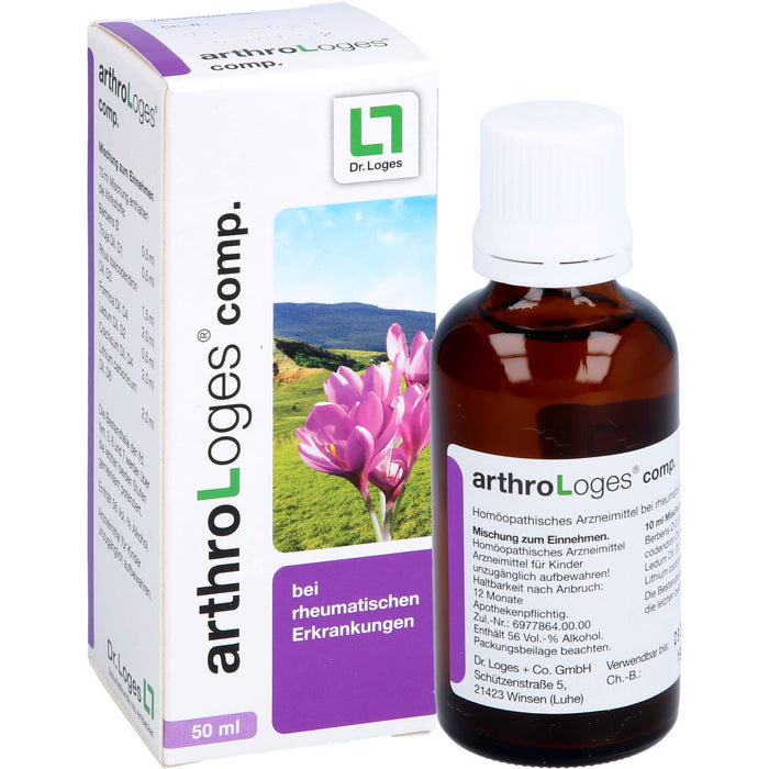 arthroLoges comp. Mischung bei rheumatischen Erkrankungen, 50 ml Lösung