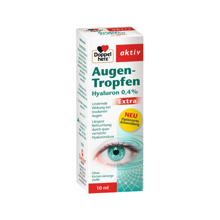 Doppelherz Augen-Tropfen Hyaluron 0,4% Extra, 10 ml TRO