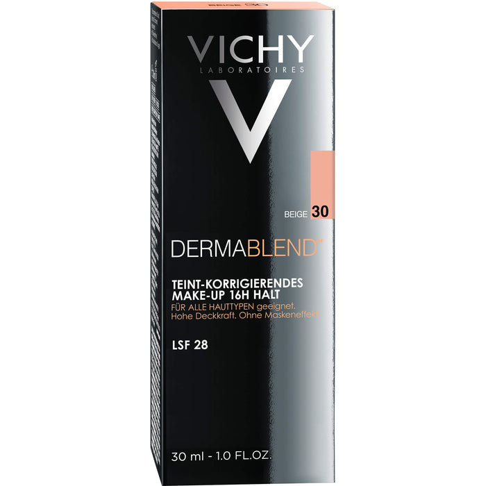 VICHY Dermablend korrigierendes Fluid Make-Up 30 Beige, 30 ml Cream