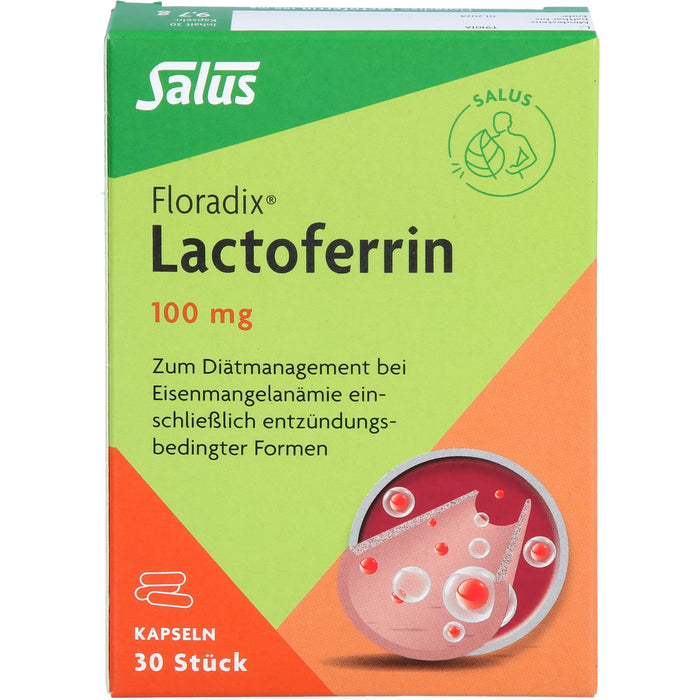 Salus Floradix Lactoferrin 100 mg Kapseln, 30 pcs. Capsules