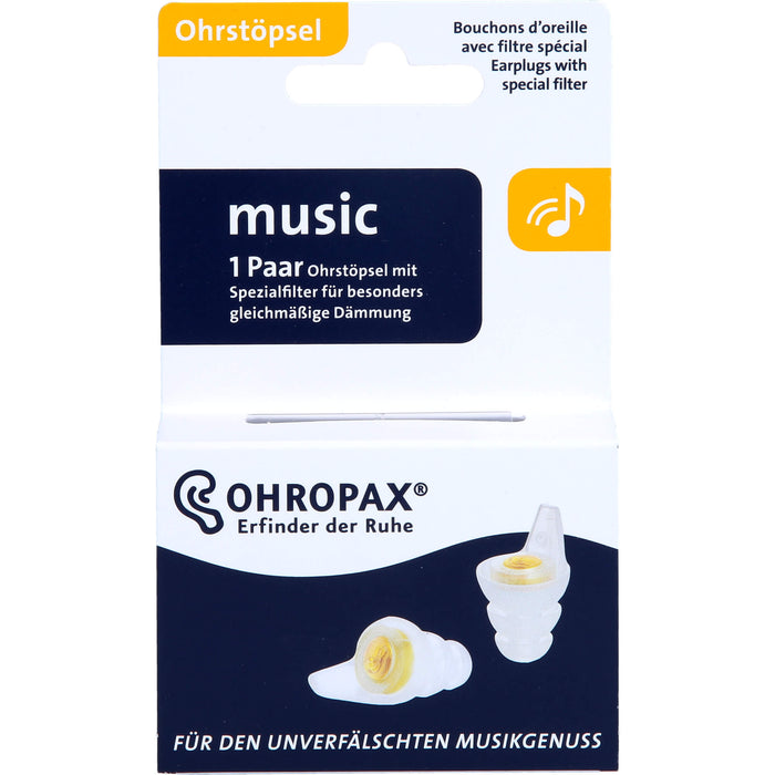 OHROPAX music Ohrstöpsel mit Spezialfilter, 2 St. Ohrstöpsel