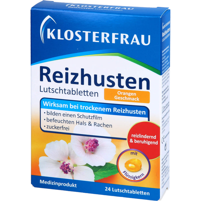 KLOSTERFRAU Reizhusten Lutschtabletten Orangen Geschmack, 24 pc Tablettes