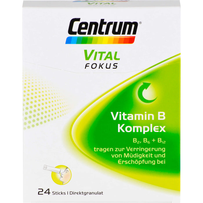 Centrum Vital Fokus Vitamin B Komplex Direktgranulat Sticks, 24 pc Sachets