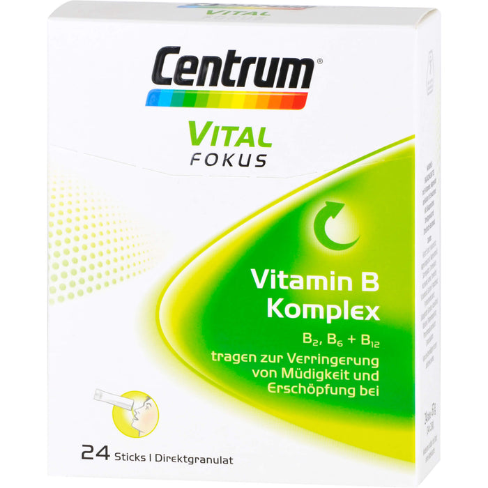 Centrum Vital Fokus Vitamin B Komplex Direktgranulat Sticks, 24 pc Sachets