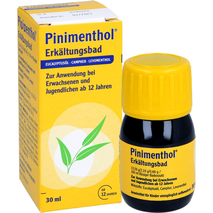 Pinimenthol Erkältungsbad, 30 ml Lösung