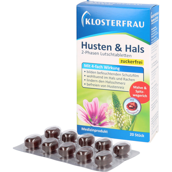 Klosterfrau Husten & Hals, 20 pcs. Tablets