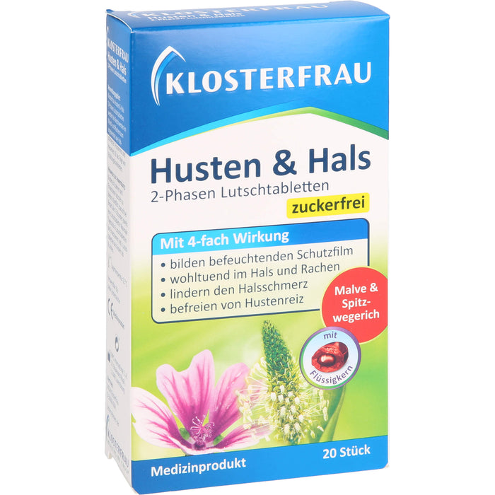 Klosterfrau Husten & Hals, 20 pcs. Tablets