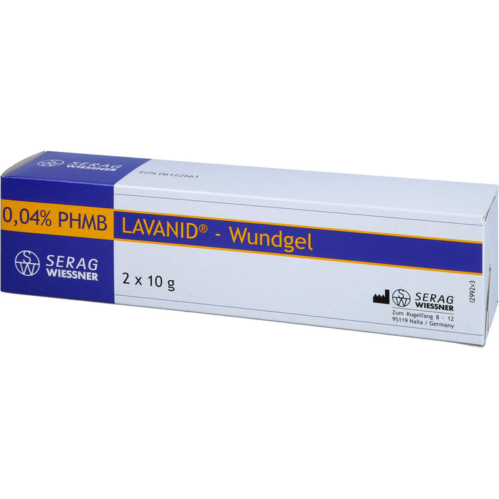 Lavanid Wundgel V+, 2X10 g GEL