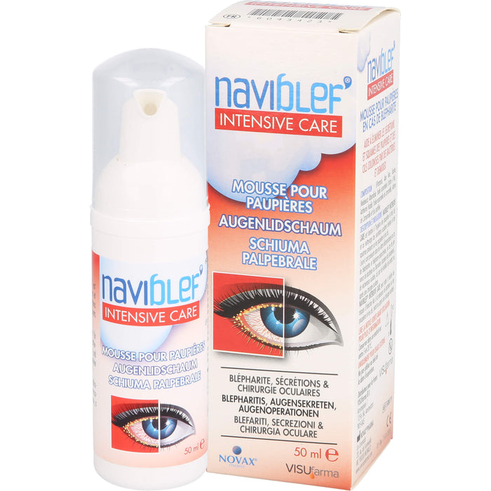 naviblef Intensive care Augenlidschaum, 50 ml Mousse