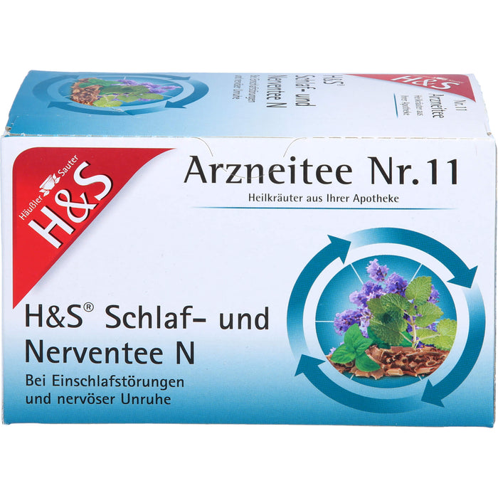 H&S Schlaf- und Nerventee N Arzneitee Nr. 11 Filterbeutel, 20 pcs. Filter bag