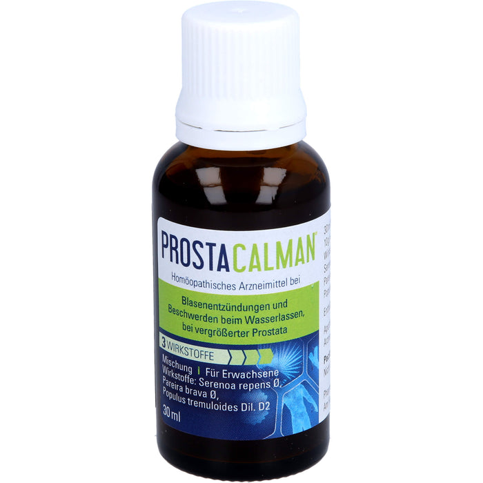 Prostacalman Tropfen bei Blasenentzündungen, bei Beschwerden beim Wasserlassen und bei vergrößerter Prostata, 30 ml Solution