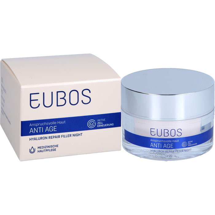 EUBOS Hyaluron Repair Filler Night Creme, 50 ml Cream