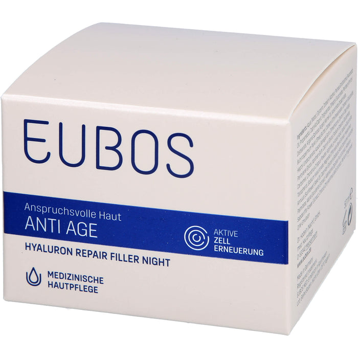 EUBOS Hyaluron Repair Filler Night Creme, 50 ml Crème