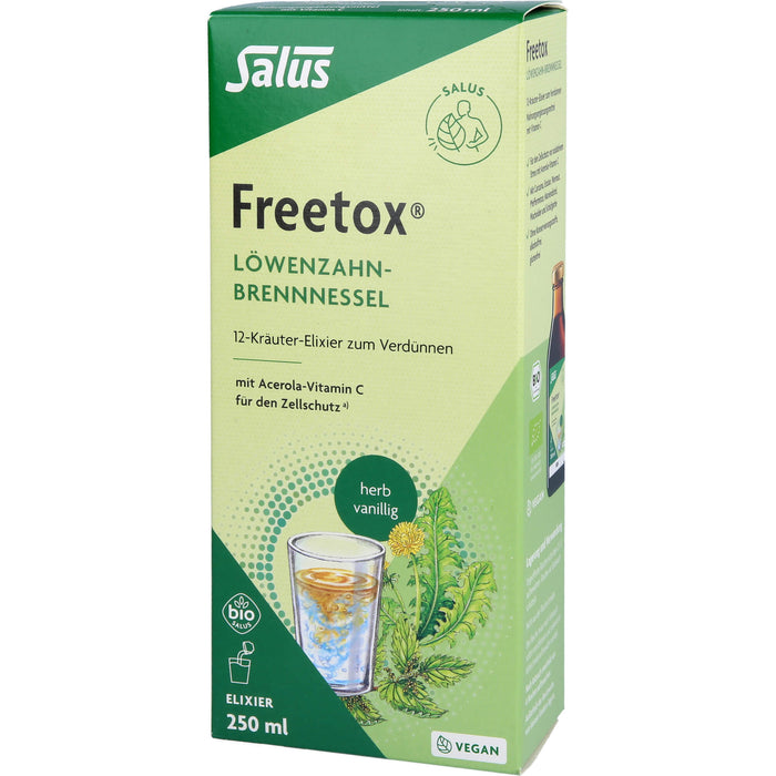 Salus Freetox Löwenzahn-Brennnessel Elixier, 250 ml Solution