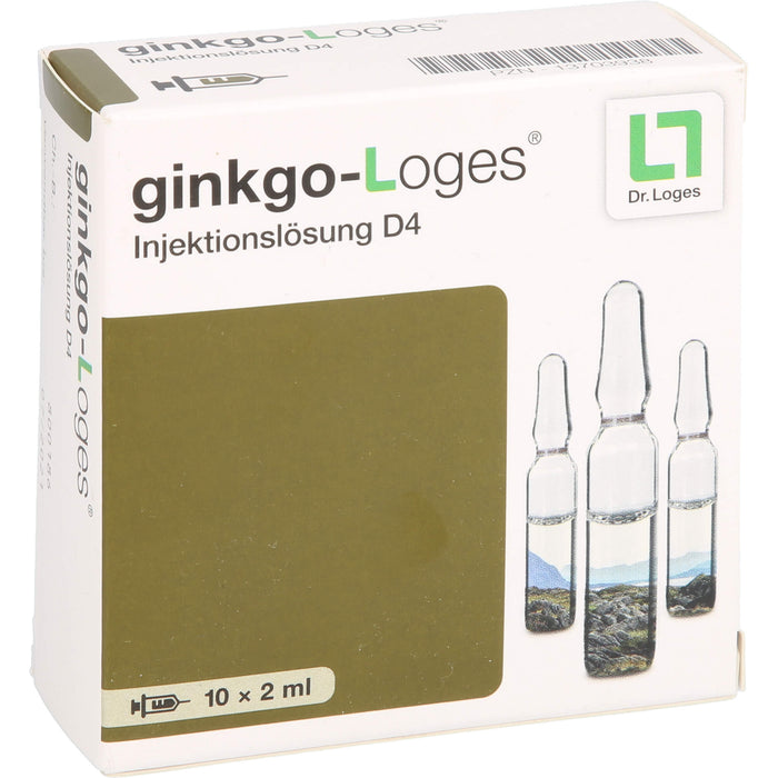 ginkgo-Loges Injektionslösung D4, 10X2 ml AMP