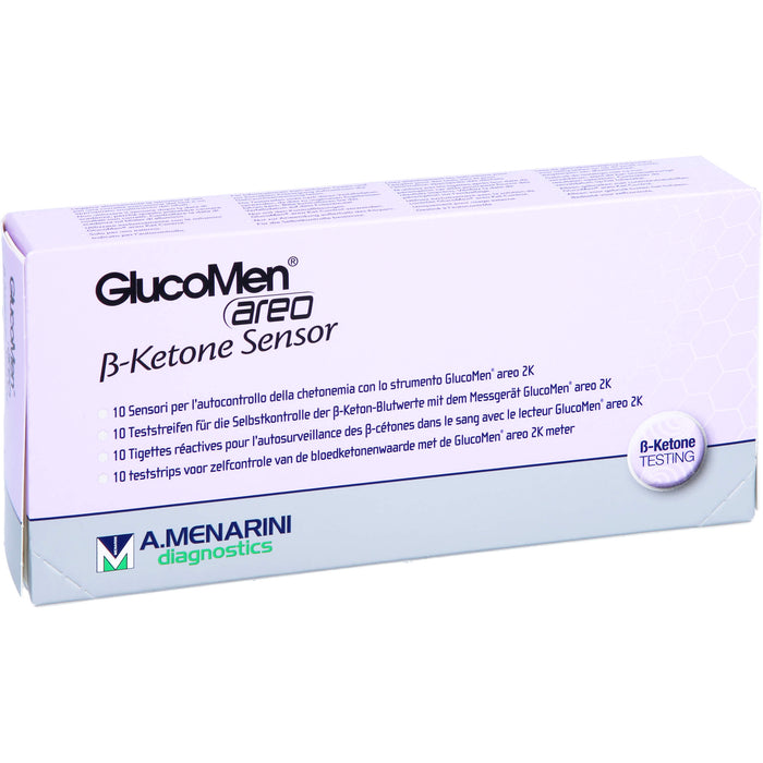 GlucoMen areo 2K B-Ketone Sensor, 10 St TTR