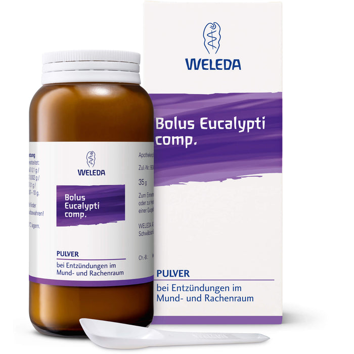 Bolus Eucalypti comp., Weleda Pulver, 35 g PUL