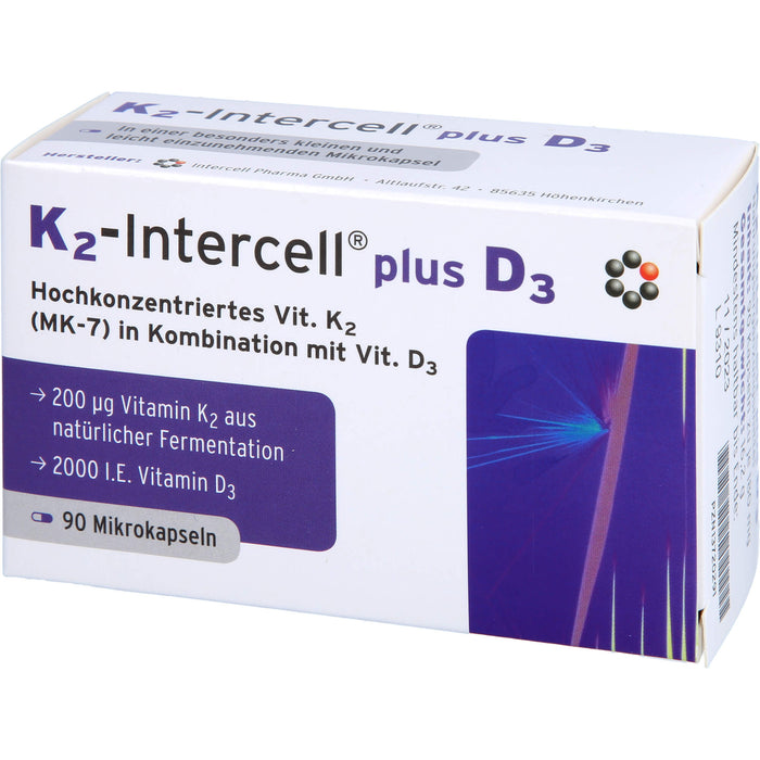 K2-Intercell plus D3 Kapseln, 90 pc Capsules